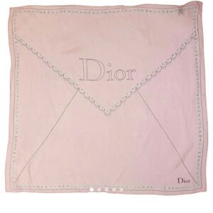 Dior Blush Pink Envelope Scarf